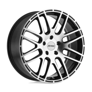 Petrol Wheels – P6A – Black – 17″x7.5″ 32mm – Summer Wheels – 1775P6A325112B72